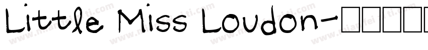 Little Miss Loudon字体转换